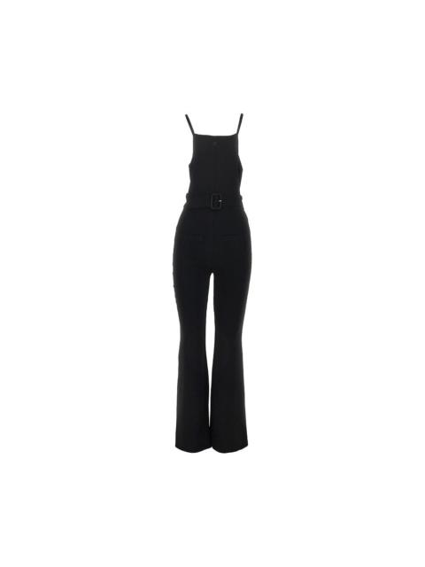 courrèges KNITTED JUMPSUIT WITH BELT