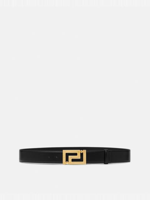 VERSACE Greca Leather Belt 4 cm