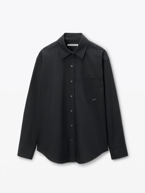 Alexander Wang Boyfriend Shirt in Cotton