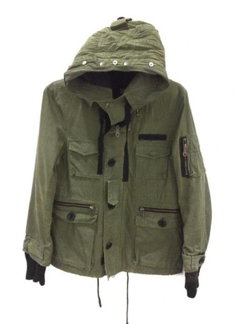 Other Designers Japanese Brand - JapaneseBrand GGD Tokyo Tactical Olive Green Zipper Jacket