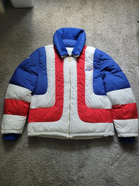 Casablanca Blue White Red Puffer Jacket Sz M