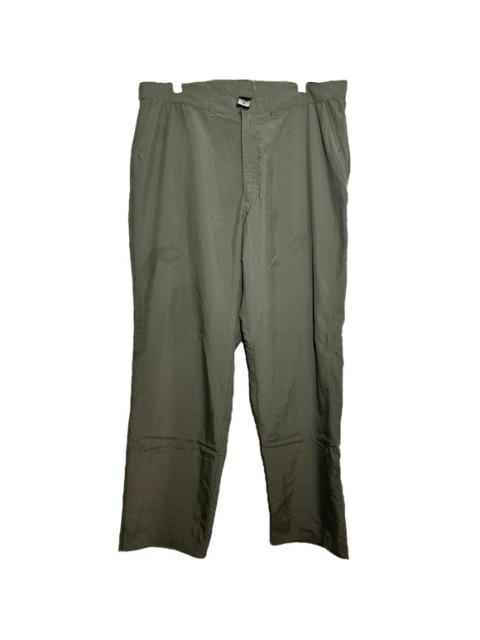 Patagonia Nylon Chino Pants Back Zipper Slash Pocket Zip Fly Green 38"