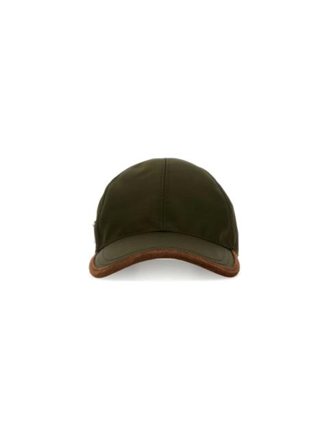 Prada Olive Green Re-nylon Baseball Cap