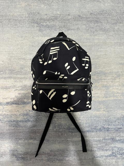 SAINT LAURENT Saint Laurent SS16 Musical Notes Pieced Leather Backpack
