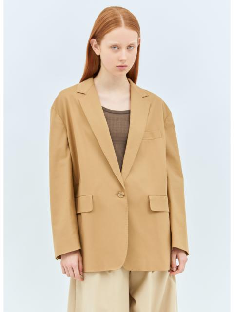 Max Mara Women Oversized Canvas Blazer
