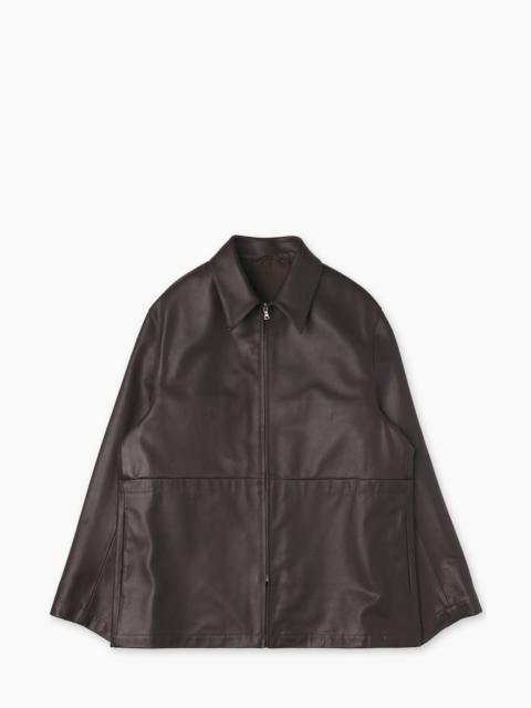 KAPTAIN SUNSHINE KAPTAIN SUNSHINE SHEEPSKIN ZIP JACKET BROWN