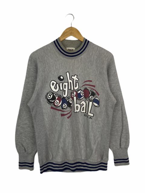 Other Designers Vintage - VINTAGE 8 BALL BIG LOGO STREETWEAR REVERSE WEAVE SWEATSHIRT