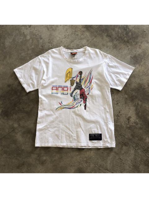Other Designers AND1 Vintage Basketball Printed T-Shirt