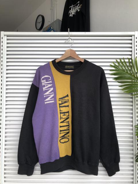 Other Designers Vintage - Vintage Gianni Valentino Multi Colour Crewneck Sweatshirt