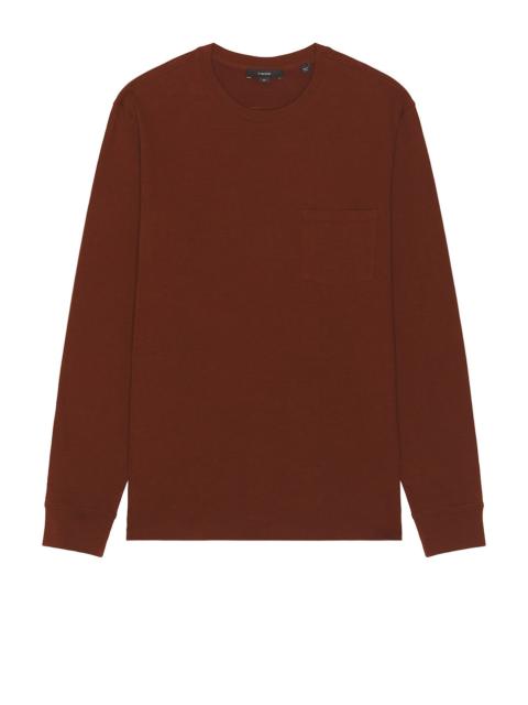 Vince Jersey Pocket Crewneck Tee