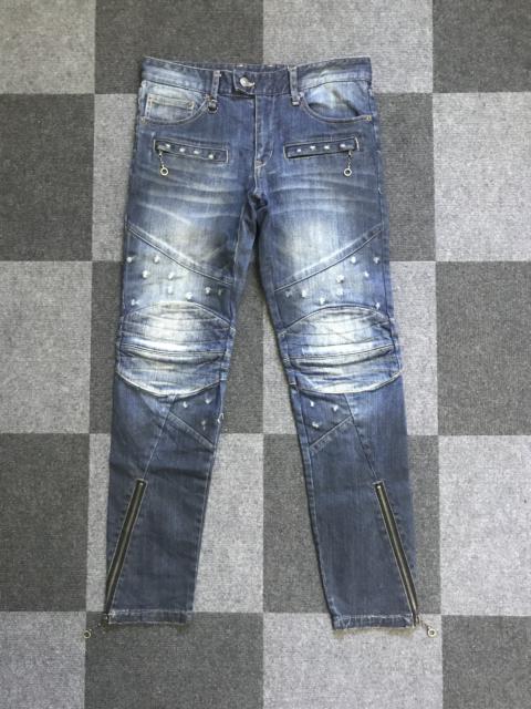 Other Designers Archival Clothing - D105 PPFM Archival Seditionaries Design Biker Jeans