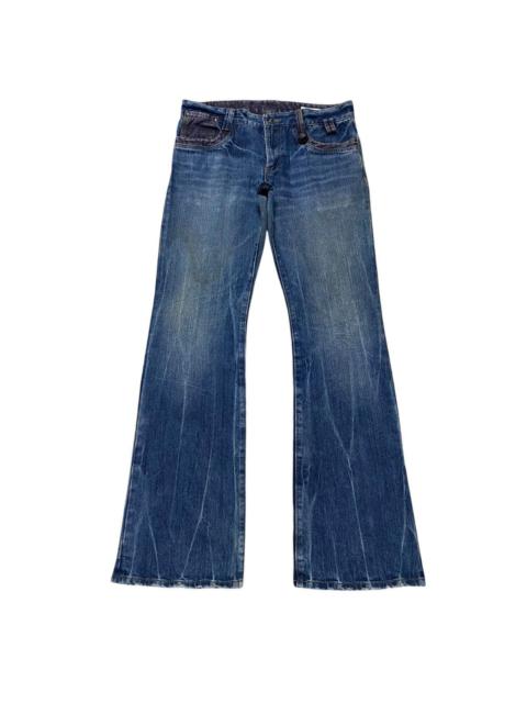 Other Designers semanticdesign - Semantic Design Denim Flare Jeans Distressed