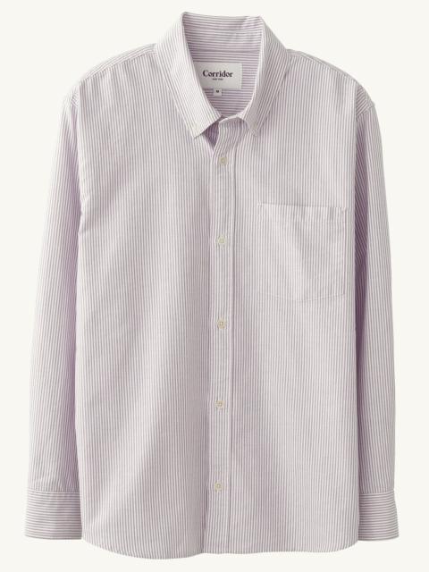 Corridor STRIPE OXFORD LS - PURPLE