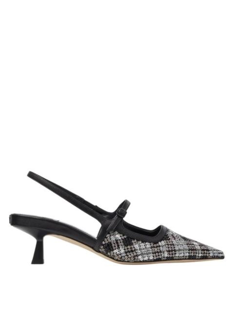 JIMMY CHOO Jimmy Choo Didi 45 Beaded Tartan Slingback Pumps