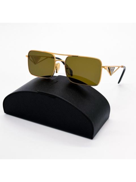 Prada NEW PRADA SPR A52 15N01T SQUARE GOLD PRA52S 15N01T WOMEN