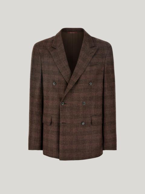 Canali BROWN WOOL BLEND JACKET