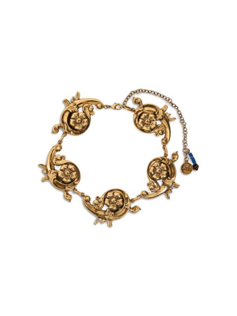 Etro baroque-style flower necklace