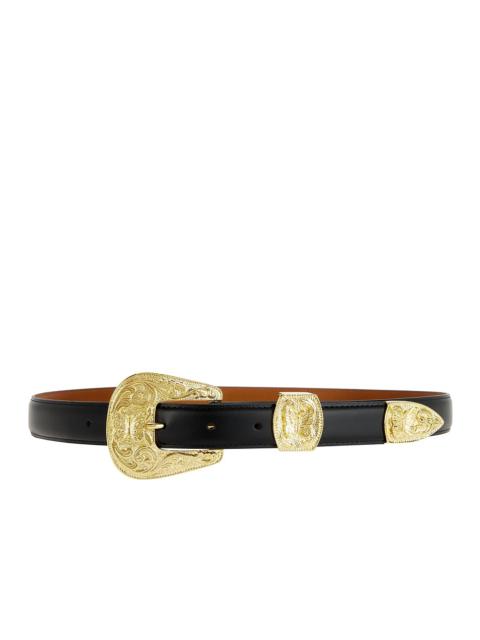 NEEDLES Leather Papillon Western Tip Belt