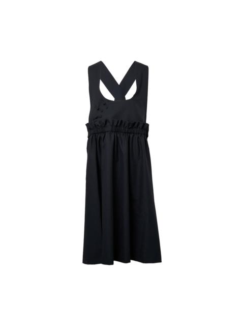 Noir Kei Ninomiya Wool Tropical Pinafore