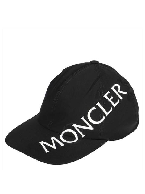 Moncler Men's Black Diagonal Logo-Print Baseball Cap, Size One Size