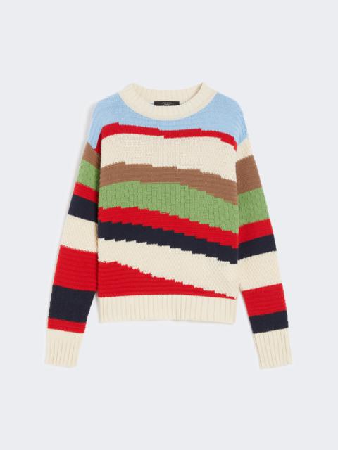 WEEKEND Max Mara POLO Inlaid cotton sweater