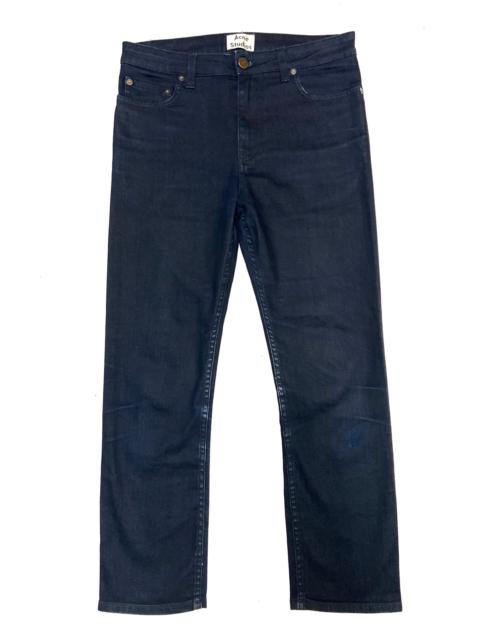 Acne Studios Acne Studios Dark Blue Pop Sound Cropped Denim Size 30"