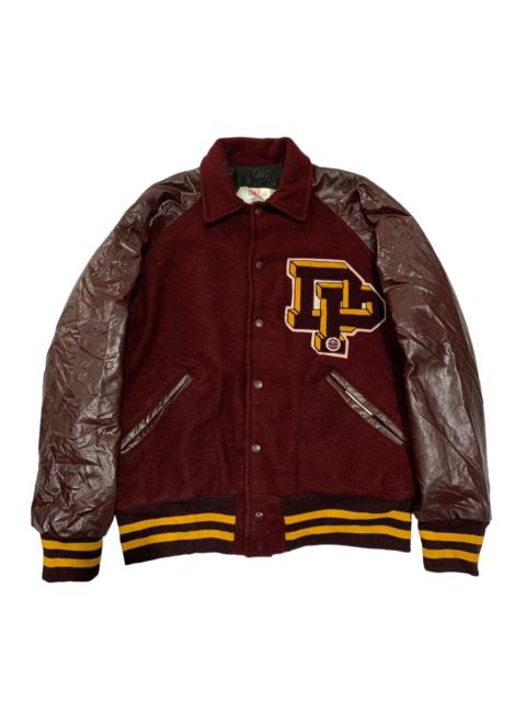 Vintage - 🔥VTG 80S VARSITY JACKETS WOOL/LEATHER SLEEVES