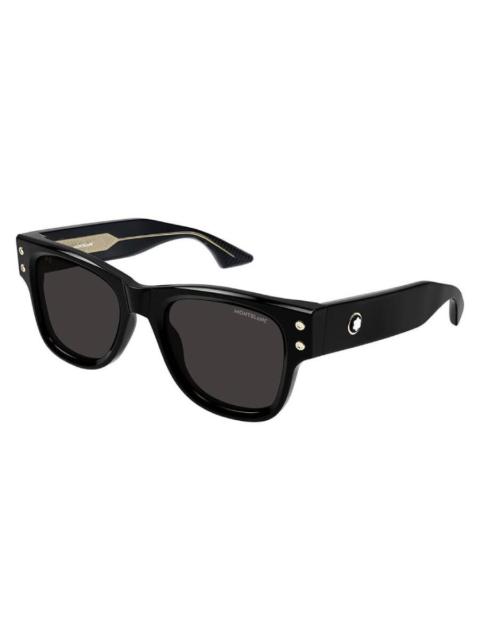 Montblanc Montblanc Grey Square Men's Sunglasses MB0381S 001 54