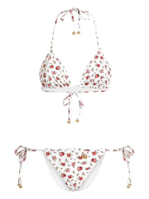 Dolce & Gabbana Dolce & Gabbana Women Roses Print Bikini Set