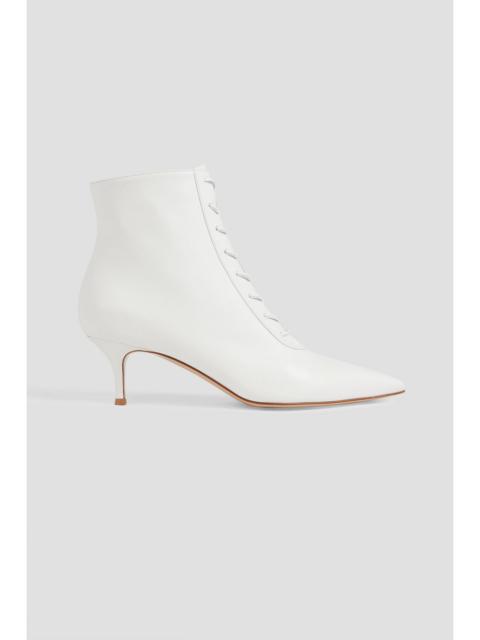 Gianvito Rossi Gillian lace-up leather ankle boots