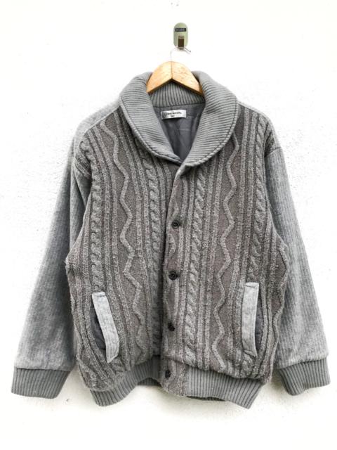 Other Designers Vintage - Gianni Valentino Shawl Collar Button Sweatshirt Sweater