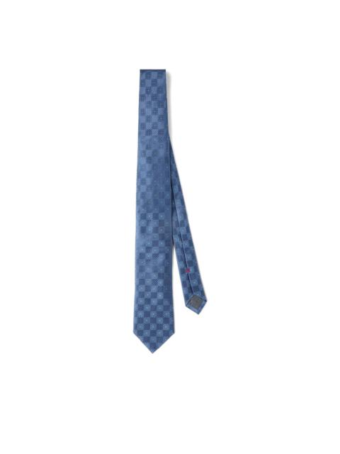 Brunello Cucinelli textured pattern silk tie