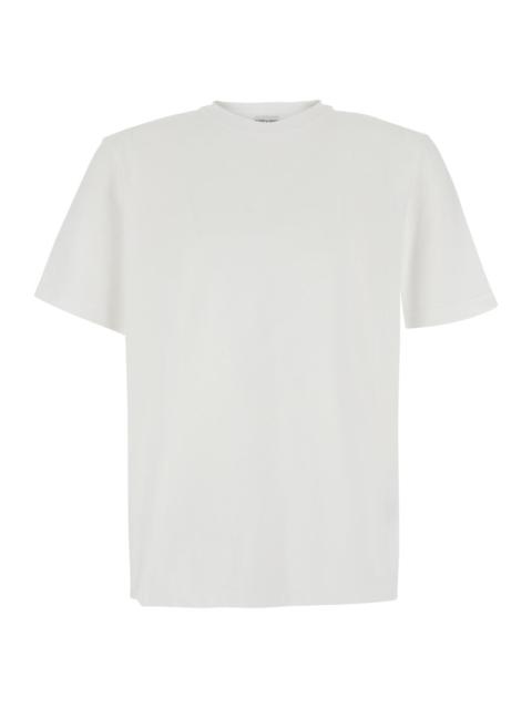 Bottega Veneta Bottega Veneta Men White Crew Neck T-Shirt In Cotton Jersey For Men