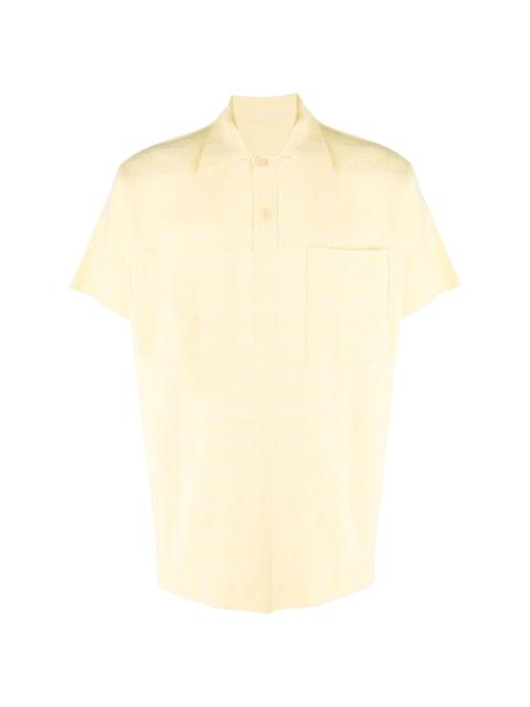 JACQUEMUS jacquard-knit polo shirt
