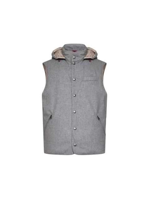 Brunello Cucinelli Brunello Cucinelli Grey Jackets - Waistcoats & Gilets Men