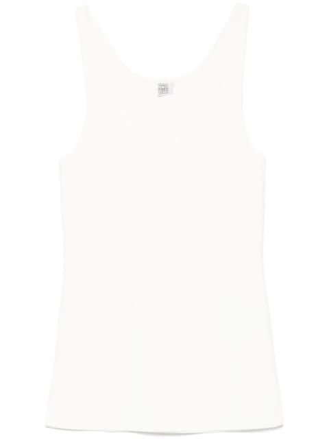TOTEME Compact Knit Tank in White