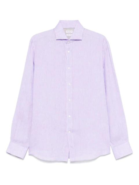 Brunello Cucinelli Men Linen Shirt