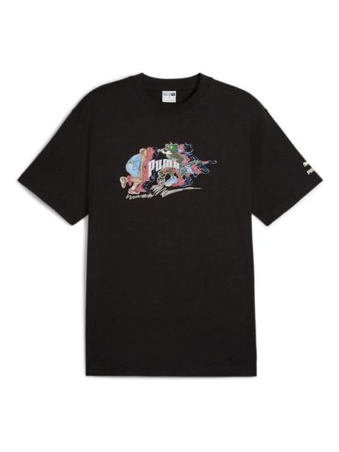 PUMA PUMA Herren Team For The Fanbase T-shirt 'Black' 629400-01