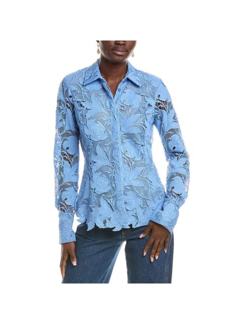 Oscar de la Renta Oscar de la Renta Silk-Lined Blouse