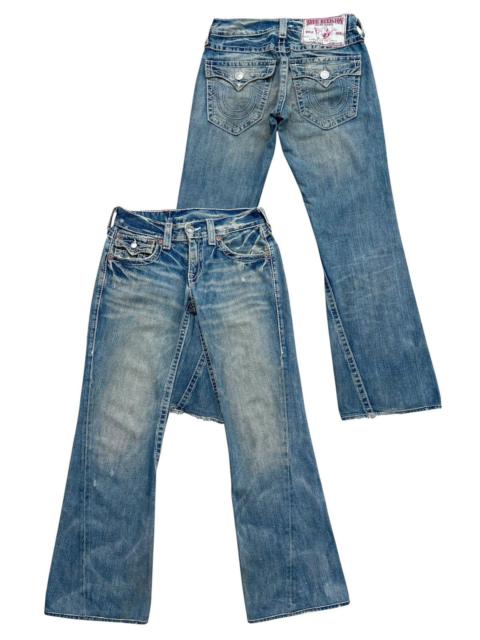 Other Designers True Religion Lowrise Distressed Bootcut Denim Jeans 32x31