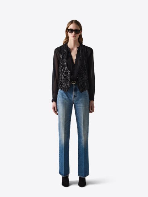 BLK DNM VEST 78 BLACK VELVET