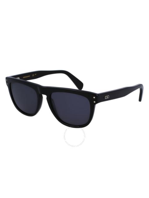 FERRAGAMO Ferragamo Grey Square Men's Sunglasses SF1111S 001 55