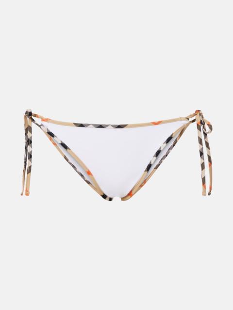 Burberry Self-tie bikini bottoms