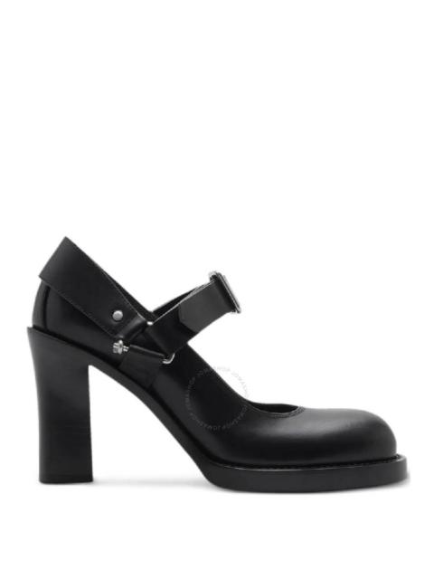 Burberry Burberry Stirrup Buckled Strap Leather Pumps