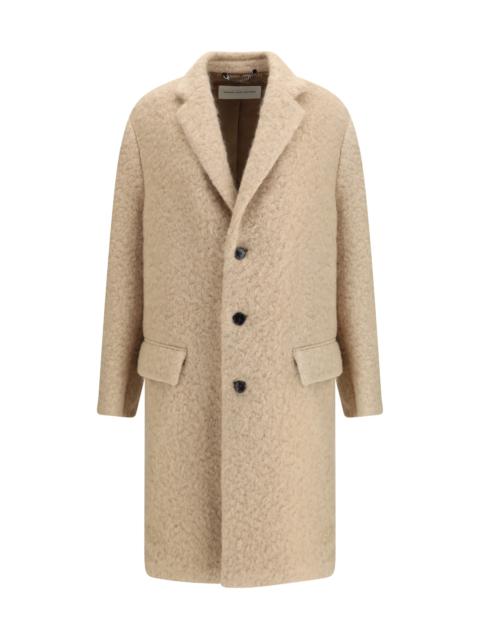 Dries Van Noten Dries Van Noten Men Beige Rustic Coat
