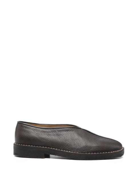 Lemaire Lemaire Men Piped Leather Slippers