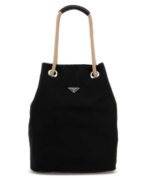 Prada Prada Men Black Re-Nylon Shopping Bag