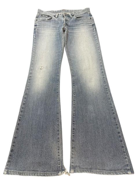 Other Designers Vintage Edwin 800 Low Rise Faded Wash Style Flare Jeans