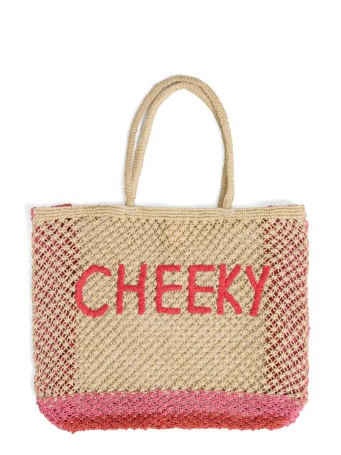 L*SPACE LSPACE Moonlight Woven Jute Tote in Grapefruit/Bubblegum at Nordstrom