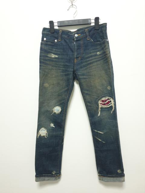 Issey Miyake - Suneo kuwahara Japanese brand distressed denim jeans